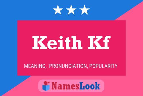 ملصق اسم Keith Kf