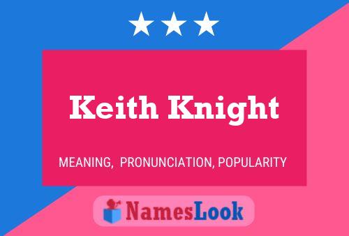 ملصق اسم Keith Knight