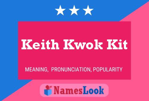 ملصق اسم Keith Kwok Kit