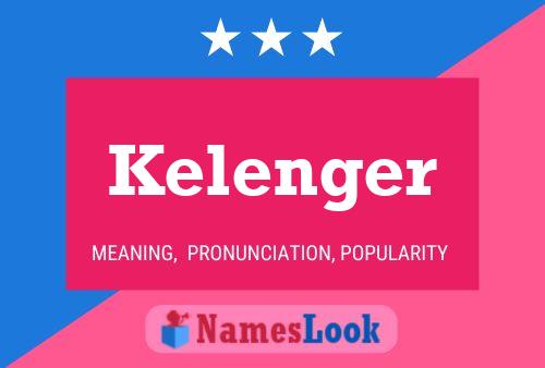 ملصق اسم Kelenger