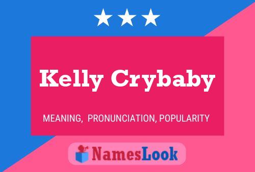 ملصق اسم Kelly Crybaby