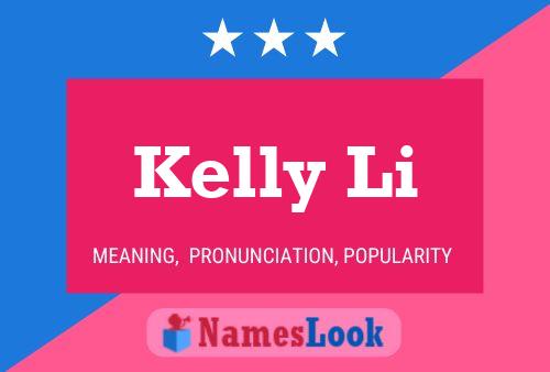 ملصق اسم Kelly Li