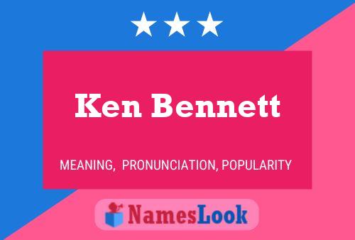 ملصق اسم Ken Bennett