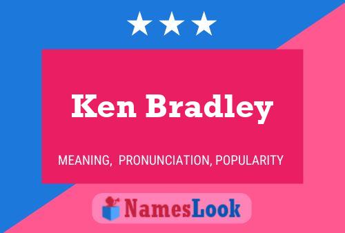 ملصق اسم Ken Bradley