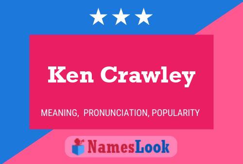 ملصق اسم Ken Crawley