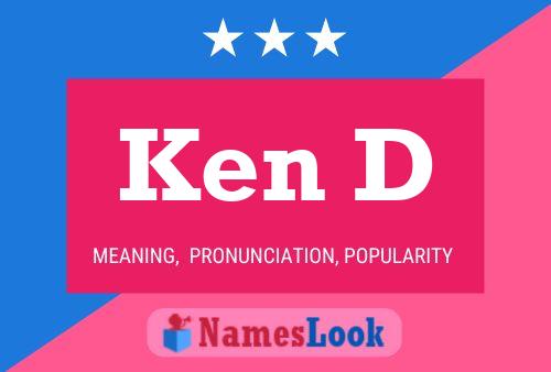 ملصق اسم Ken D