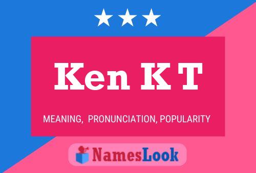 ملصق اسم Ken K T