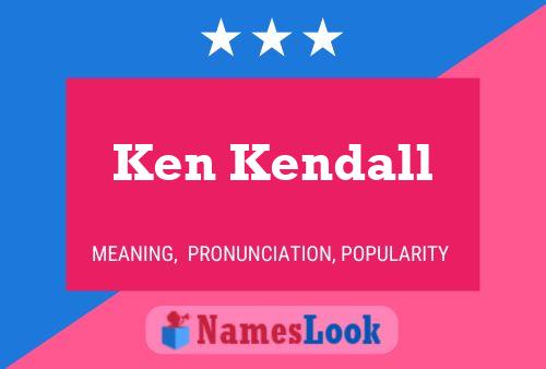 ملصق اسم Ken Kendall