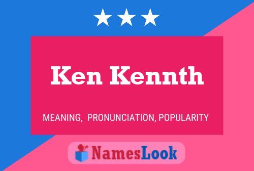 ملصق اسم Ken Kennth