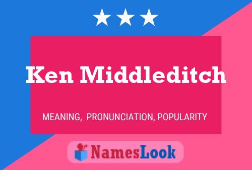 ملصق اسم Ken Middleditch