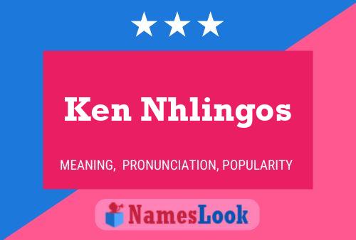 ملصق اسم Ken Nhlingos