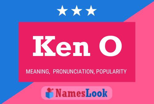 ملصق اسم Ken O