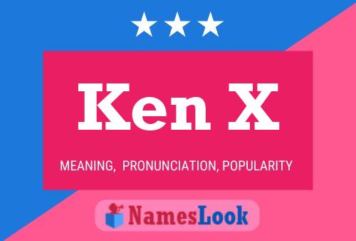 ملصق اسم Ken X