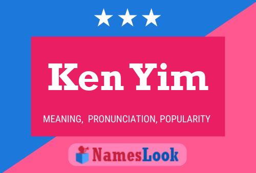 ملصق اسم Ken Yim