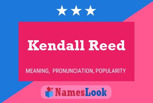 ملصق اسم Kendall Reed