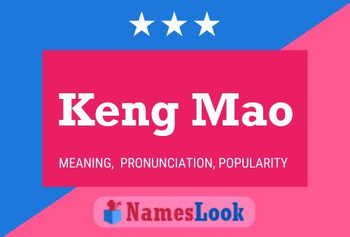 ملصق اسم Keng Mao