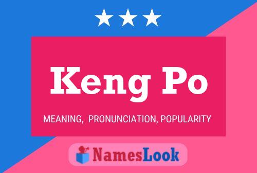 ملصق اسم Keng Po