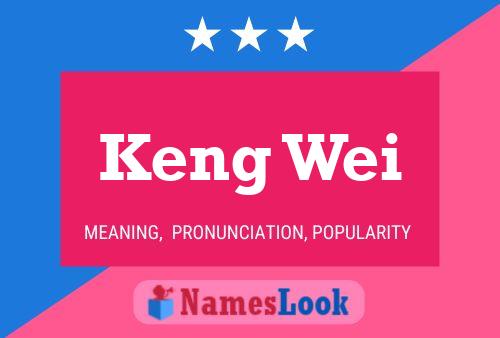 ملصق اسم Keng Wei