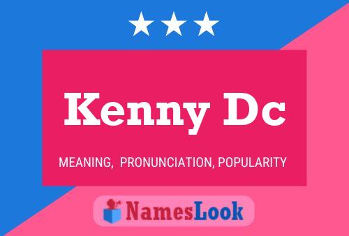 ملصق اسم Kenny Dc