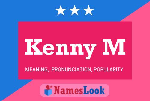 ملصق اسم Kenny M