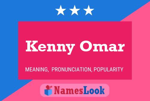 ملصق اسم Kenny Omar