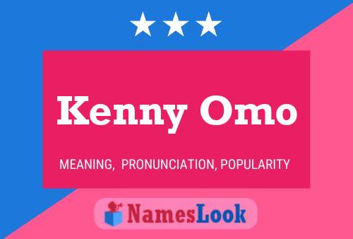 ملصق اسم Kenny Omo