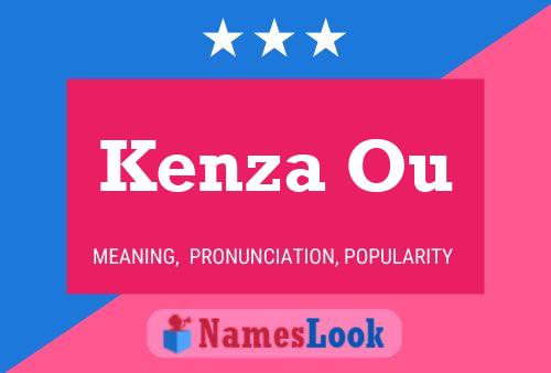 ملصق اسم Kenza Ou