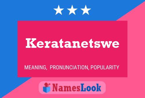 ملصق اسم Keratanetswe