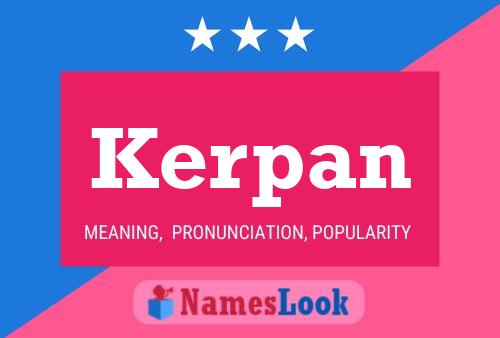 ملصق اسم Kerpan