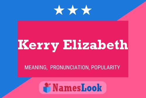 ملصق اسم Kerry Elizabeth