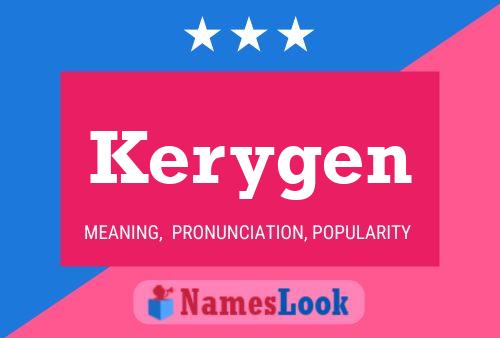 ملصق اسم Kerygen