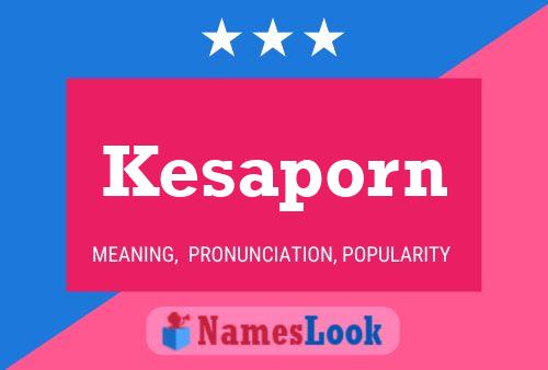 ملصق اسم Kesaporn