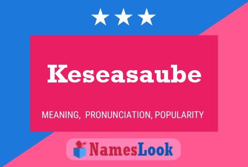 ملصق اسم Keseasaube