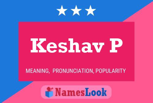 ملصق اسم Keshav P