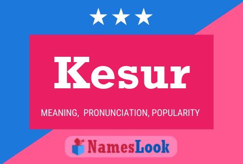 ملصق اسم Kesur