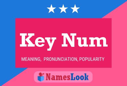 ملصق اسم Key Num