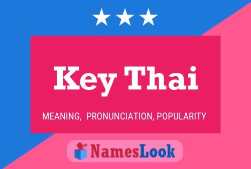 ملصق اسم Key Thai