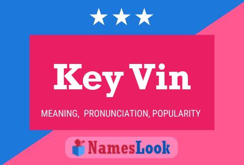 ملصق اسم Key Vin