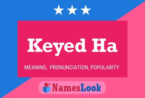 ملصق اسم Keyed Ha