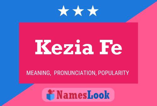 ملصق اسم Kezia Fe