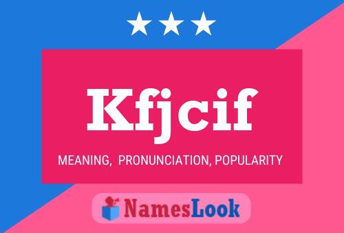 ملصق اسم Kfjcif