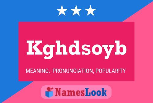 ملصق اسم Kghdsoyb