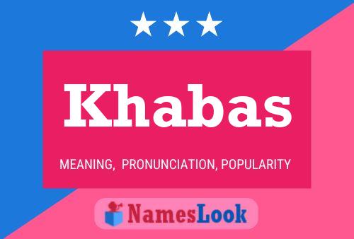 ملصق اسم Khabas