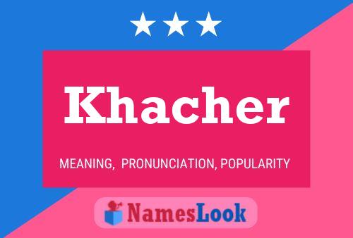 ملصق اسم Khacher