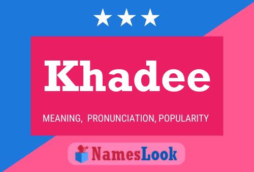 ملصق اسم Khadee