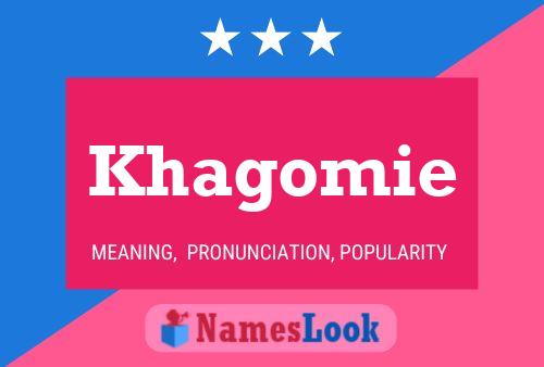 ملصق اسم Khagomie