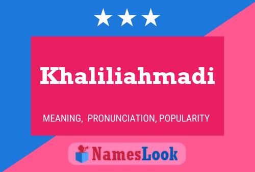 ملصق اسم Khaliliahmadi