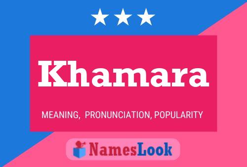 ملصق اسم Khamara