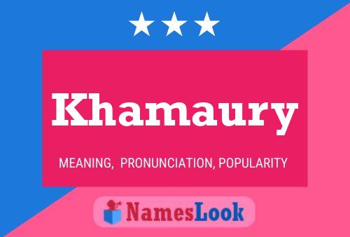 ملصق اسم Khamaury