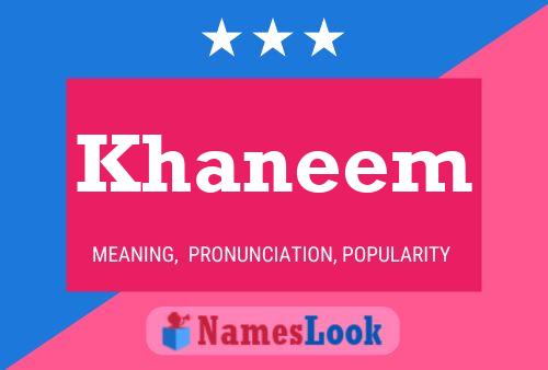 ملصق اسم Khaneem